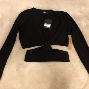 Reformation Asher Top Black medium